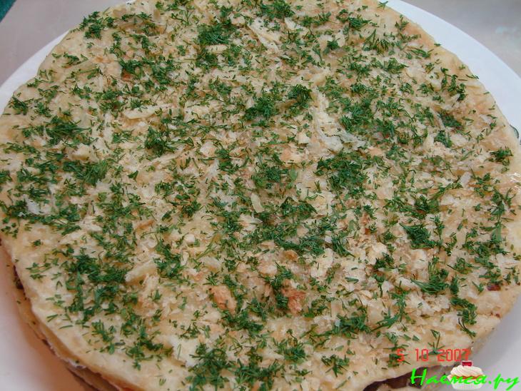 Несладкий грибной тортик Несладкий грибной тортик