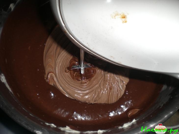 Апельсинно-лимонно-миндальный торт(без муки, жира и сахара) с творожно-шоколадным муссом