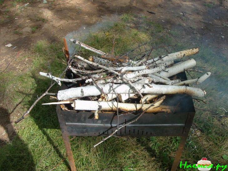 Окунь на углях