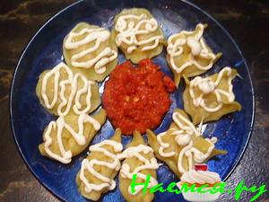 Пельмешки рыбные на пару (вариант)