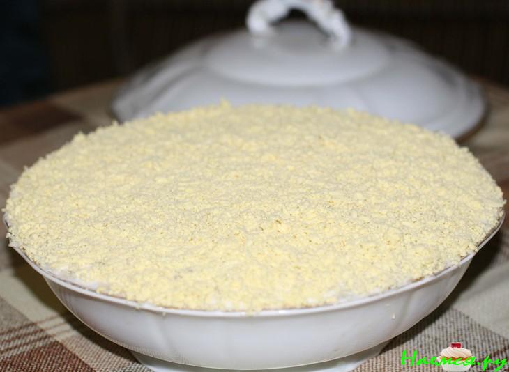 Салат с фасолью и крабовым мясом