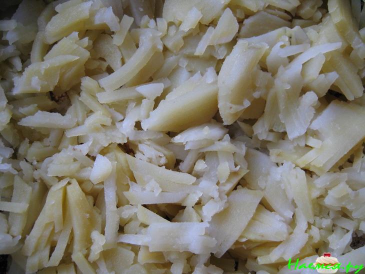 Постная картофельная запеканка
