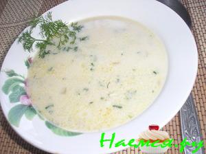 Простой и легкий сырный супчик за 20 минут