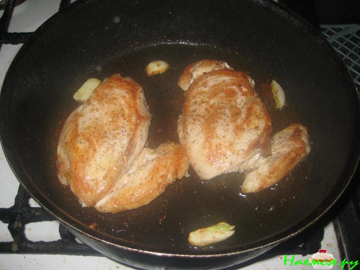 Салат "Цезарь" с пекинской капустой