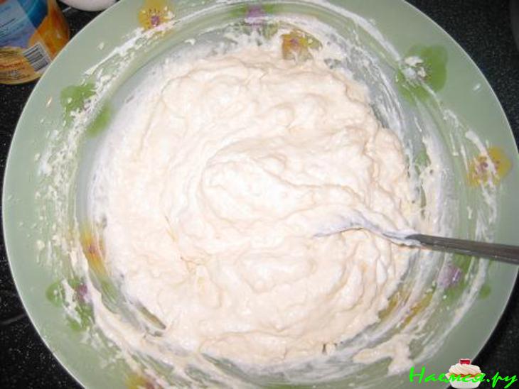 Персиковый торт - суфле