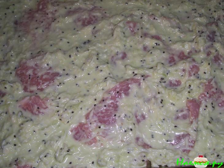 Отбивные из говядины и киви