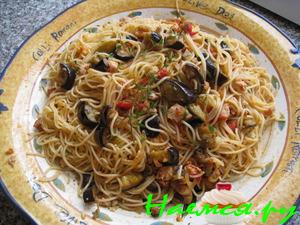 Паста с запеченными баклажанами