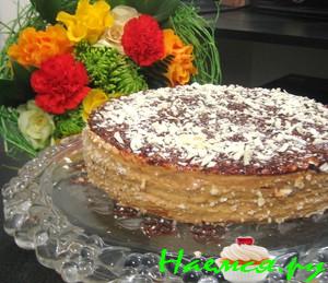 Тортик быстрый вафельный