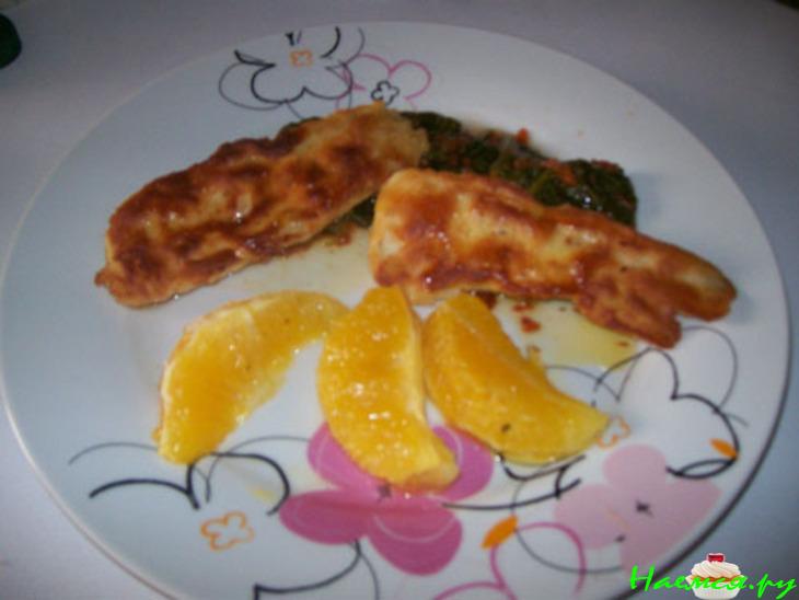 Рыба в кляре с апельсинами Рыба в кляре с апельсинами