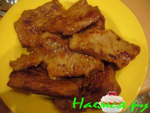 Свинина, маринованная в соевом соусе