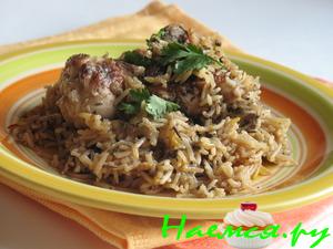 Курица в пиве с рисом Курица в пиве с рисом