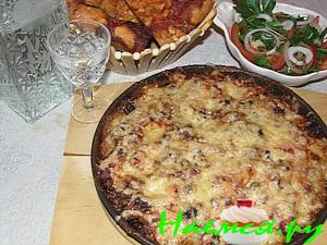 Грибная запеканка