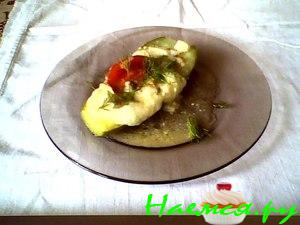 Кабачки с фаршем из брынзы