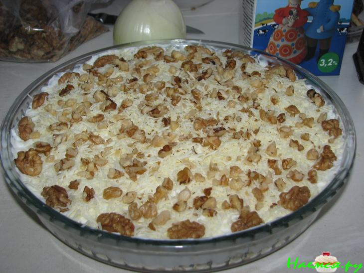 Салат "Нежный" (легко и быстро) Салат "Нежный" (легко и быстро)