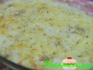 Запеканка с консервированным тунцом