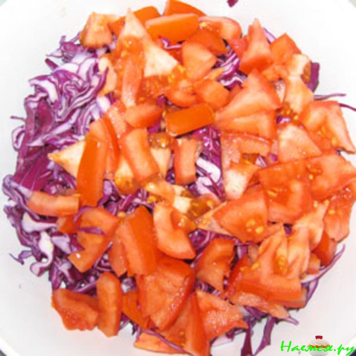 Салат с сердечками