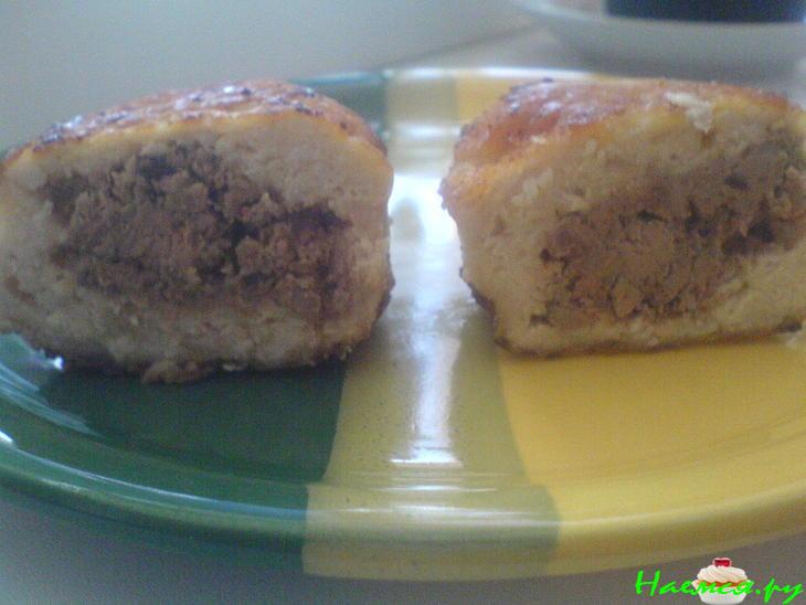 Куриные котлеты комбинированные или 2 в одном