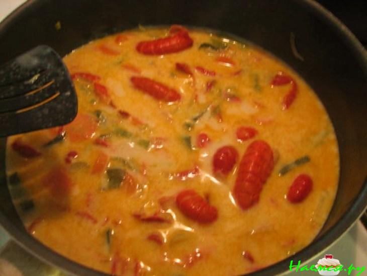 Фрикадельки из щуки с раками