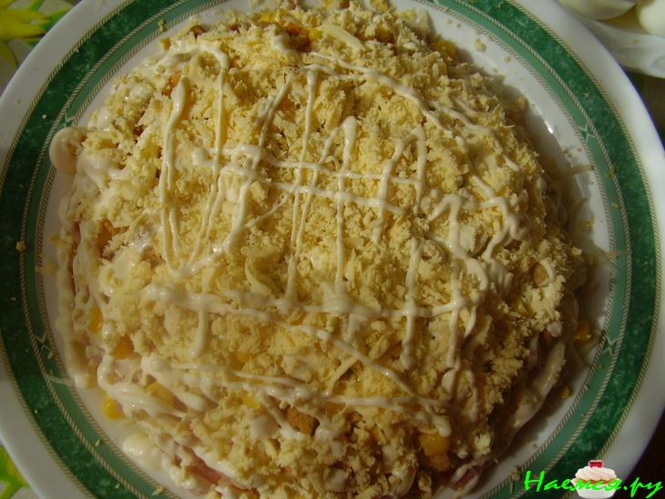 Салат "Футбольный мяч" Салат "Футбольный мяч"