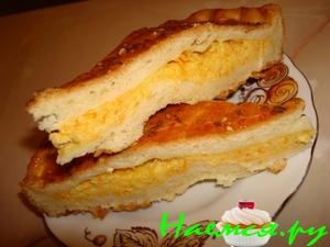 Сырно-морковный пирог