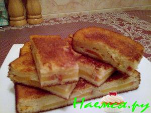 Персиковый пирог к чаю