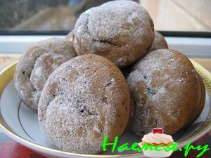 Кексы с халвой и изюмом