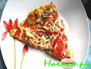 Пицца по-быстрому (из творога)