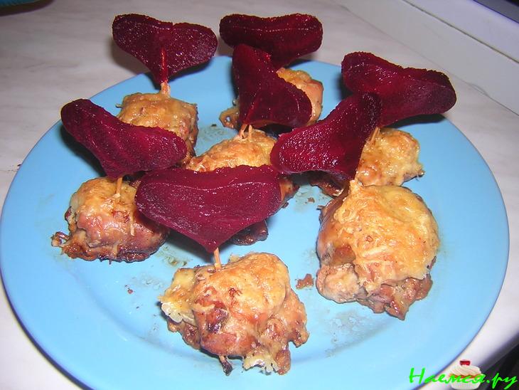 Валентинка - курочка с мандаринкой