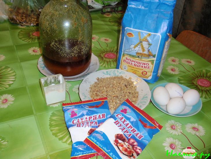 Торт "Медовик" (тесто не заварное)