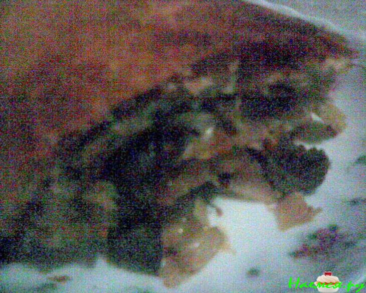 Вертута с грибами и капустой