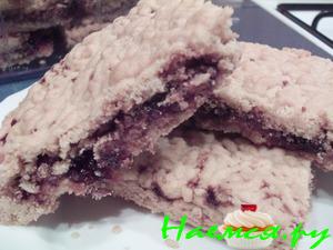 Тертый пирог со смородиной
