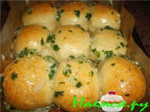 Пампушки с чесноком