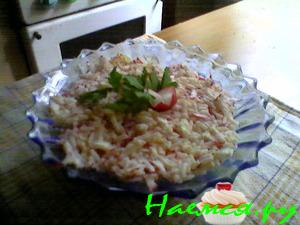 Салат с редисом "Свежесть"