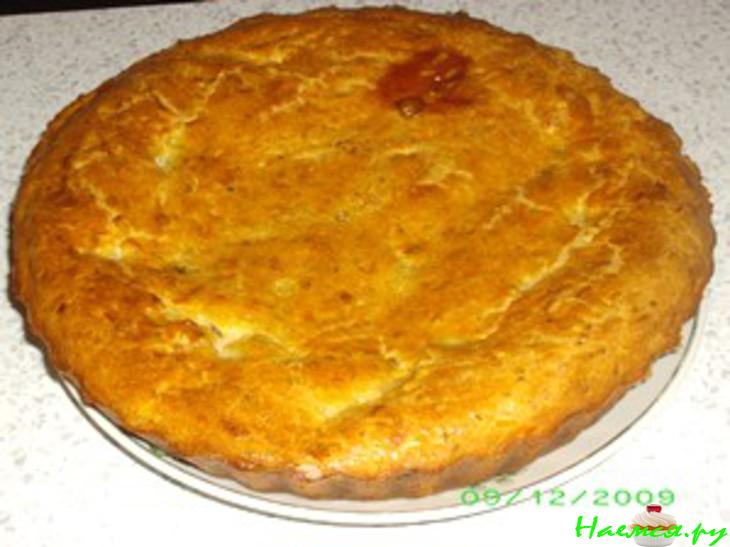 Пирог с палтусом 