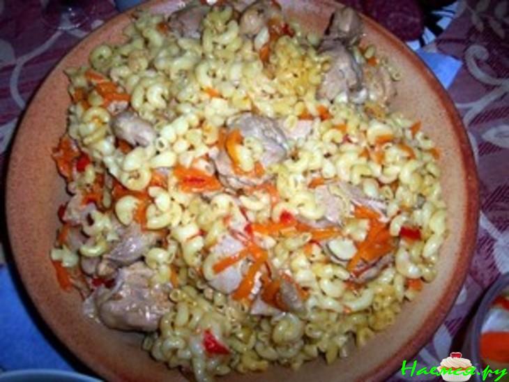 Плов с макаронами