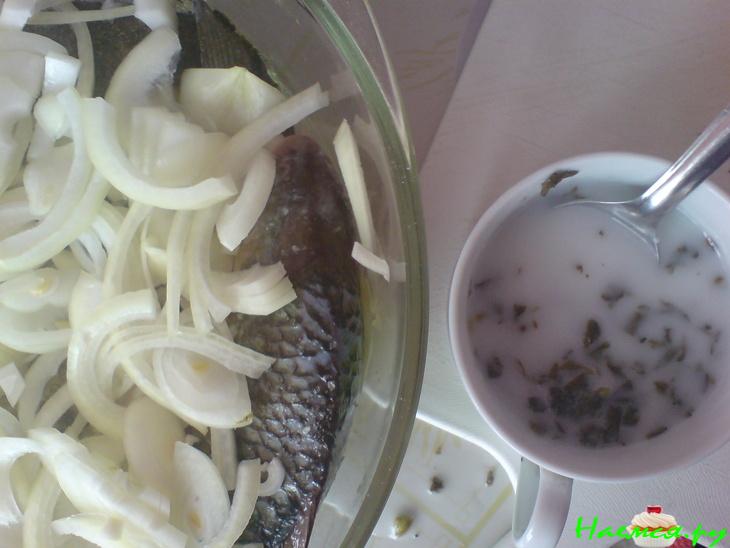 Карасики в сметане