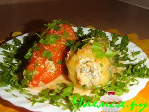 Перцы, фаршированные по-вегетариански