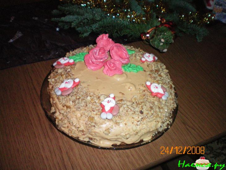 Торт Ореховый с кремом из вареной сгущенки Торт Ореховый с кремом из вареной сгущенки