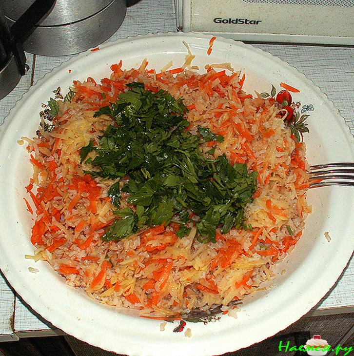 Перцы фаршированные рисом и овощами