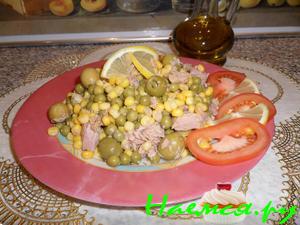 Салатик быстрый с тунцом Салатик быстрый с тунцом