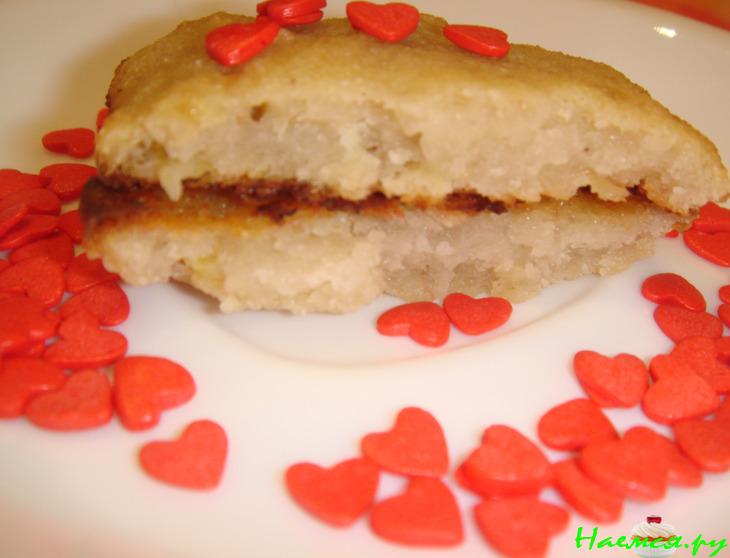 Мягкое банановое печенье без муки