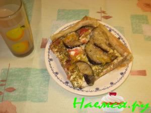 Открытый овощной пирог