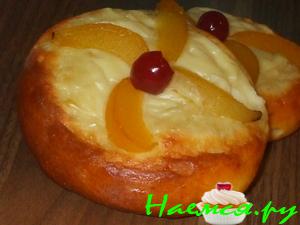 Ватрушки с миндальным пудингом