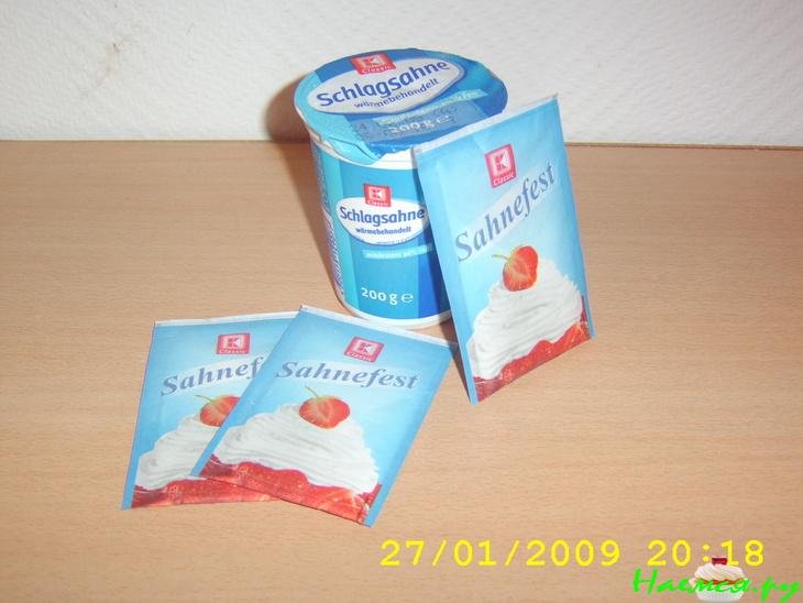 Торт 'Дамские пальчики' со сливочно-ванильным кремом