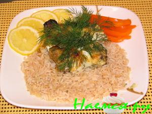 Курочка в укропном соусе