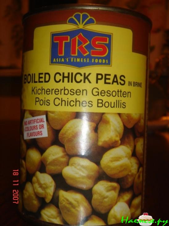 Салат из турецкого гороха нут