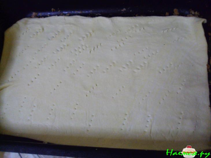 Мильфей с лимонным кремом