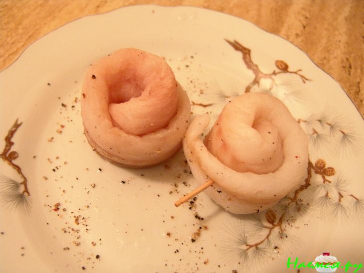 Сайда с мятным соусом