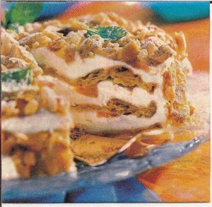 Заварной торт с ванильным кремом Заварной торт с ванильным кремом