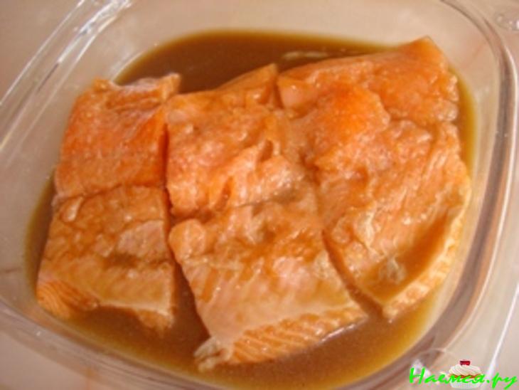 Лосось в пикантном соусе Лосось в пикантном соусе
